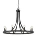 Acclaim Lighting - IN11151BK - Eight Light Chandelier - Sawyer - Matte Black