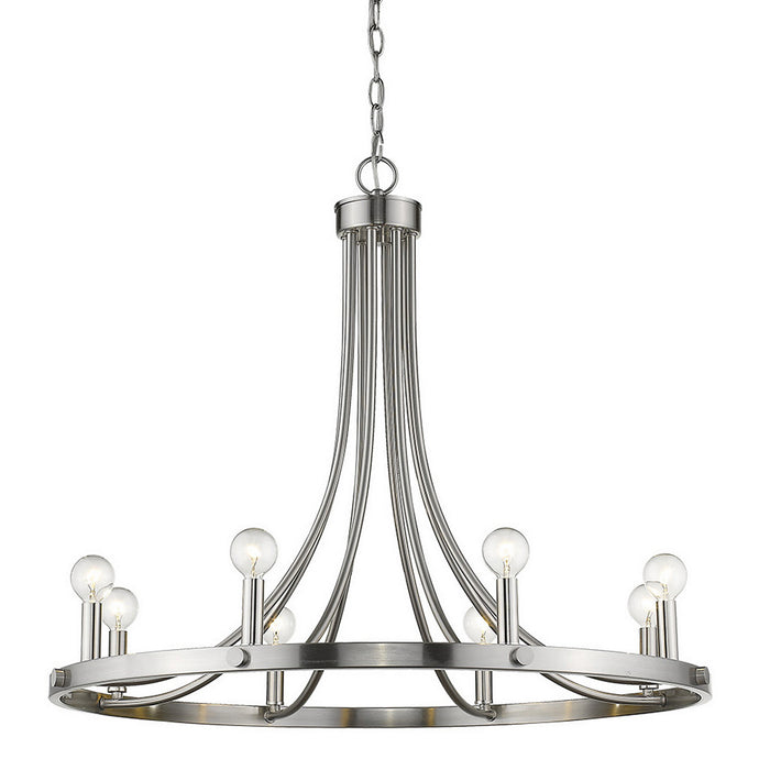 Acclaim Lighting - IN11151SN - Eight Light Chandelier - Sawyer - Satin Nickel