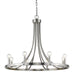 Acclaim Lighting - IN11151SN - Eight Light Chandelier - Sawyer - Satin Nickel