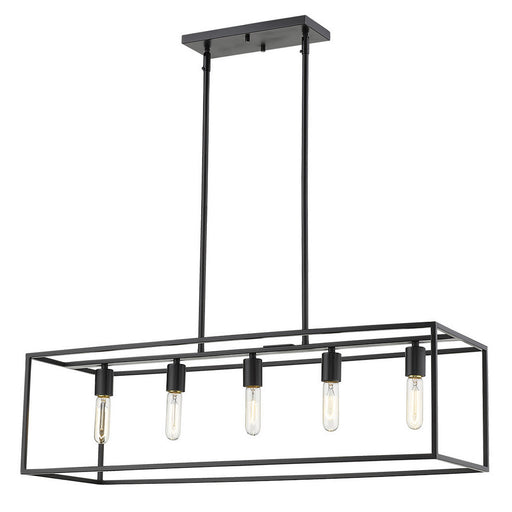 Acclaim Lighting - IN21002BK - Five Light Island Pendant - Cobar - Matte Black