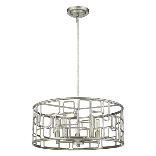 Acclaim Lighting - IN21132AS - Five Light Pendant - Amoret - Antique Silver