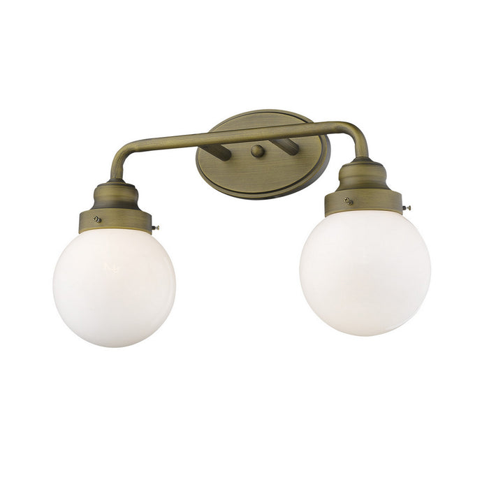 Acclaim Lighting - IN41225RB - Two Light Vanity - Portsmith - Raw Brass