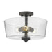 Acclaim Lighting - IN61104ORB - Three Light Semi-Flush Mount - Rowe - Oil-Rubbed Bronze