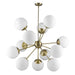 Acclaim Lighting - TP20006ATB - 12 Light Chandelier - Solea - Antique Brass