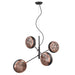 Acclaim Lighting - TP30122BK - Four Light Pendant - Tholos - Matte Black