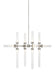 Visual Comfort Modern - 700LNG12N-LED930 - LED Chandelier - Linger - Polished Nickel