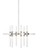 Visual Comfort Modern - 700LNG18N-LED930 - LED Chandelier - Linger - Polished Nickel