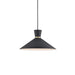 Kuzco Lighting - 493216-BK/GD - One Light Pendant - Vanderbilt - Black With Gold Detail