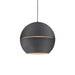 Kuzco Lighting - 494024-BK - One Light Pendant - Lucas - Black