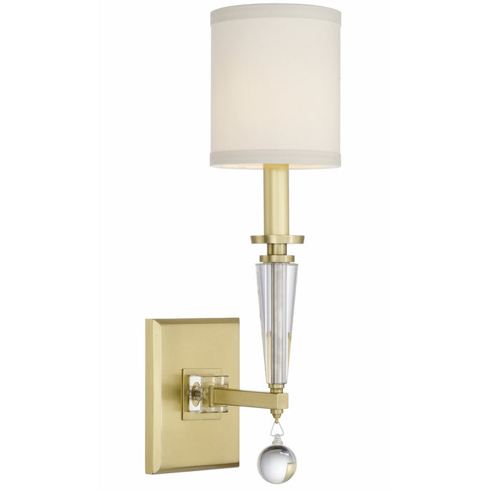 Crystorama - 8101-AG - One Light Wall Sconce - Paxton - Aged Brass