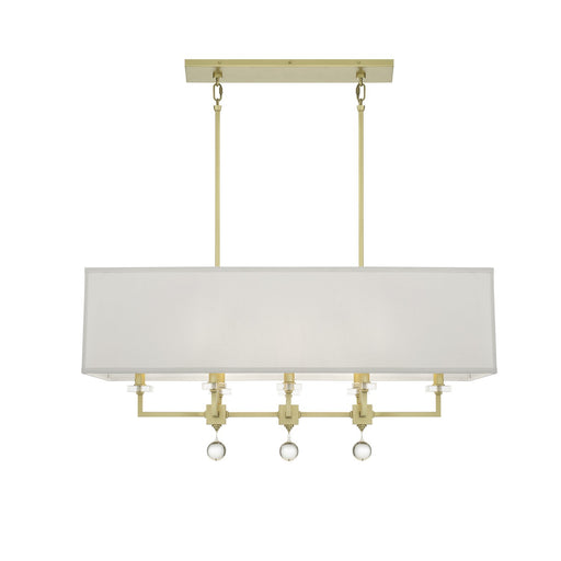 Crystorama - 8109-AG - Eight Light Chandelier - Paxton - Aged Brass