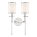 Crystorama - HAT-472-PN - Two Light Wall Sconce - Hatfield - Polished Nickel