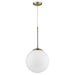 Acclaim Lighting - TP30002ATB - Two Light Pendant - Solea - Antique Brass