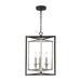 ELK Home - 12235/3 - Three Light Pendant - Salinger - Charcoal