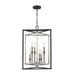 ELK Home - 12236/6 - Six Light Pendant - Salinger - Charcoal