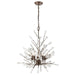 ELK Home - 18257/5 - Five Light Chandelier - Crislett - Sunglow Bronze