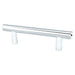 Transitional Advantage Two 3 inch CC Polished Chrome T-Bar Pull