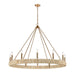 ELK Home - 32417/12 - 12 Light Chandelier - Abaca - Satin Brass