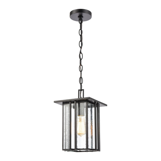 ELK Home - 46693/1 - One Light Outdoor Pendant - Radnor - Matte Black