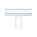 Transitional Advantage Two Polished Chrome T-Bar Knob
