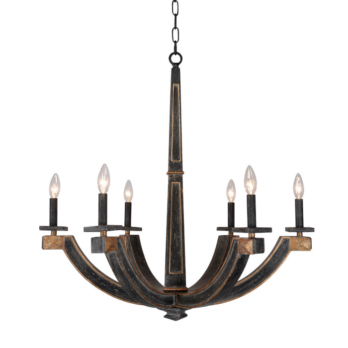 Terracotta Designs - H8202-6 - Six Light Chandelier - Natala