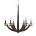 Terracotta Designs - H8202-6 - Six Light Chandelier - Natala
