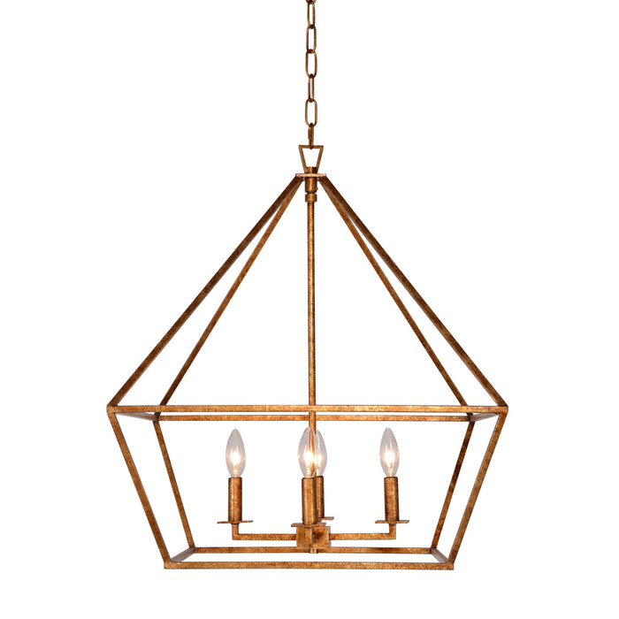 Terracotta Designs - H9101-4 - Four Light Chandelier - Amanta