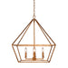 Terracotta Designs - H9101-4 - Four Light Chandelier - Amanta