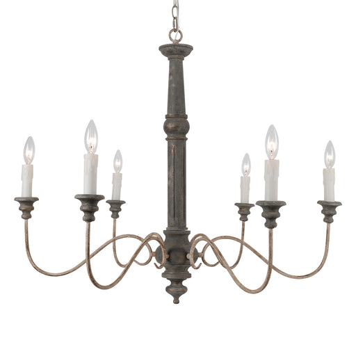 Terracotta Designs - H9111-6 - Six Light Chandelier - Andrea
