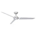 Modern Forms Fans - FR-W1910-62-BA - 62"Ceiling Fan - Roboto - Brushed Aluminum/Titanium