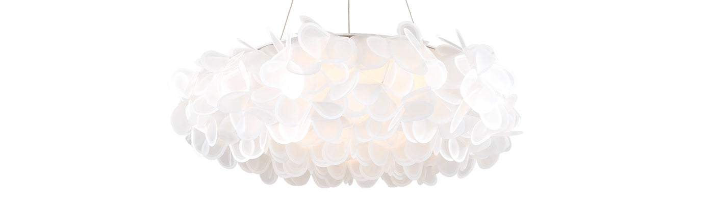 Modern Forms - PD-59922-BN - LED Chandelier - Fluffy - Brushed Nickel