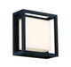 Modern Forms - WS-W73608-BK - LED Outdoor Wall Sconce - Framed - Black