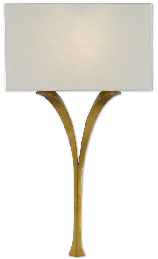 Currey and Company - 5000-0124 - One Light Wall Sconce - Choisy - Antique Gold Leaf