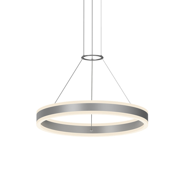 Sonneman - 2303.16 - LED Pendant - Double Corona - Bright Satin Aluminum