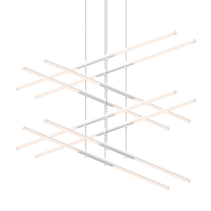 Sonneman - 2804.03 - LED Pendant - Tik-Tak - Satin White