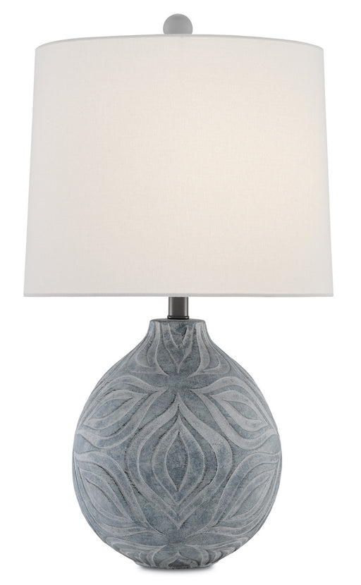 Currey and Company - 6000-0380 - One Light Table Lamp - Hadi - Gray Stone Wash