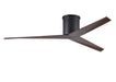 Matthews Fan Company - EKH-BK-WN - 56"Ceiling Fan - Eliza - Matte Black