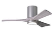 Matthews Fan Company - IR3HLK-BN-BW-42 - 42"Ceiling Fan - Irene - Brushed Nickel