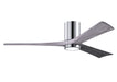 Matthews Fan Company - IR3HLK-CR-BW-60 - 60"Ceiling Fan - Irene - Polished Chrome