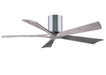 Matthews Fan Company - IR5H-CR-BW-52 - 52"Ceiling Fan - Irene - Polished Chrome