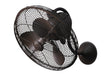 Matthews Fan Company - LL-TB - 16"Wall Fan - Laura - Textured Bronze