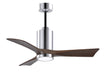 Matthews Fan Company - PA3-CR-WA-42 - 42"Ceiling Fan - Patricia - Polished Chrome