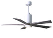 Matthews Fan Company - PA5-WH-BW-52 - 52"Ceiling Fan - Patricia - Gloss White