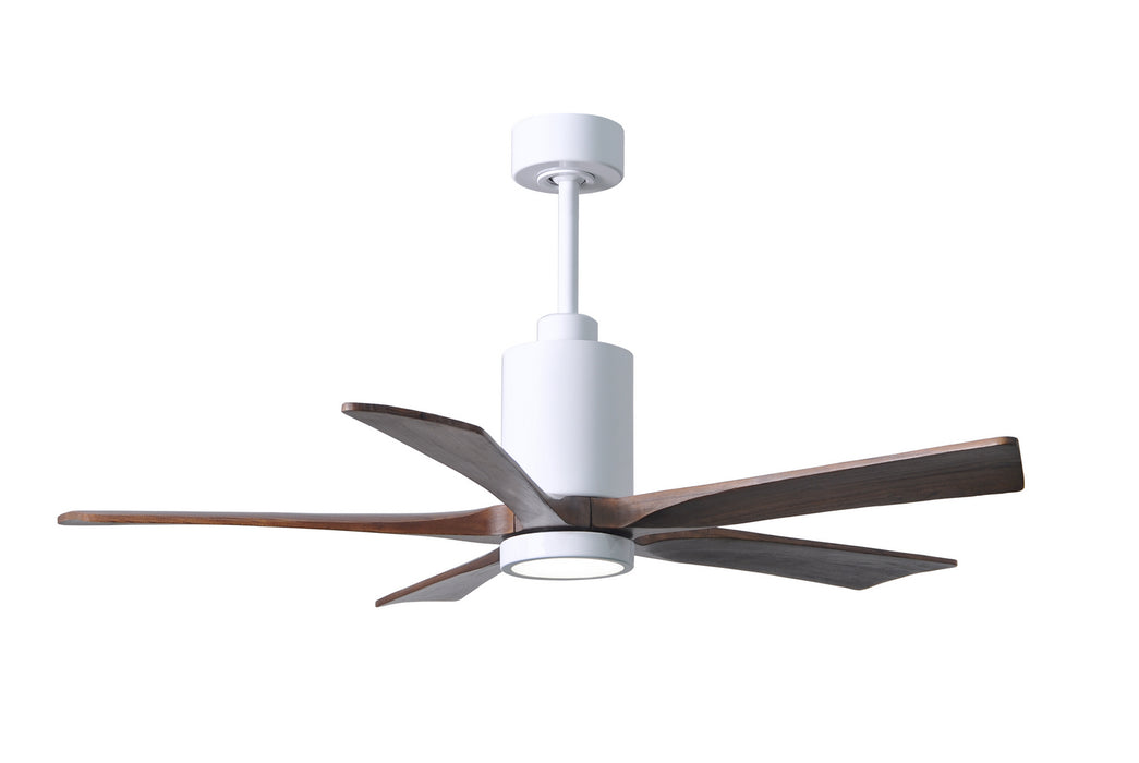 Matthews Fan Company - PA5-WH-WA-52 - 52"Ceiling Fan - Patricia - Gloss White