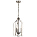 Kichler - 42499NI - Three Light Foyer Pendant - Morrigan - Brushed Nickel