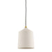Mitzi - H339701-AGB/MW - One Light Pendant - Megan - Aged Brass/Matte White