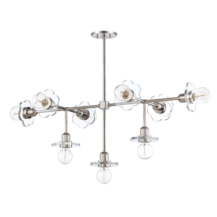 Mitzi - H357809-PN - Nine Light Chandelier - Alexa - Polished Nickel