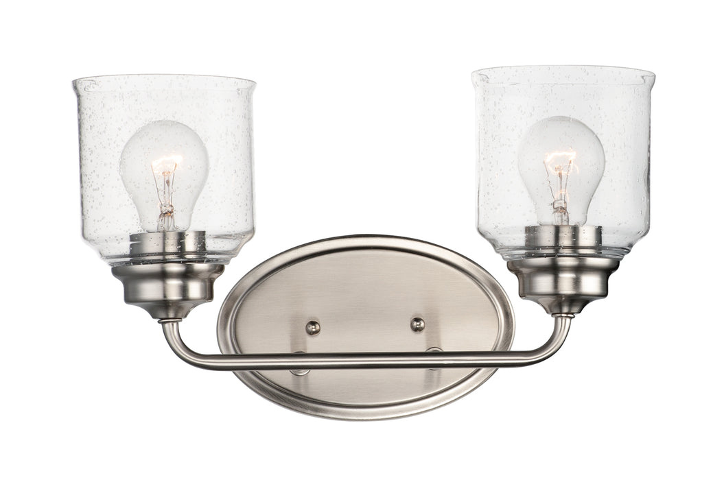 Maxim - 12262CDSN - Two Light Bath Vanity - Acadia - Satin Nickel