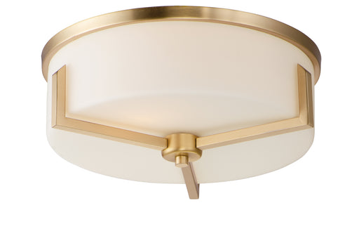 Maxim - 21280SWSBR - Three Light Flush Mount - Dart - Satin Brass