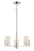 Maxim - 21285SWSN - Three Light Chandelier - Dart - Satin Nickel